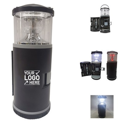 LED Camping Lantern with Tool Storage