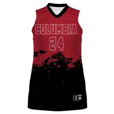 Ladies FreeStyle Sublimated 4-Way Stretch Racerback Basketball Jersey