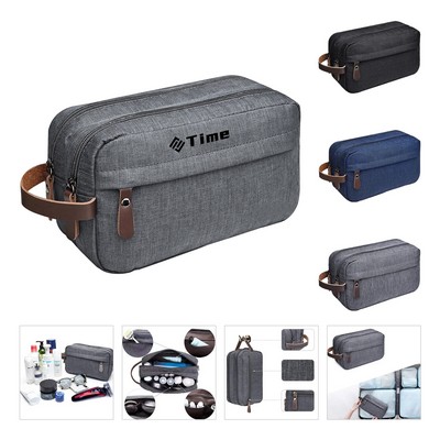 Oxford Travel Toiletry Bag Portable Makeup W/ Handle