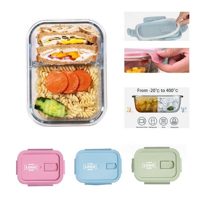 Extra-Large Heat-Resistant Glass Bento Box
