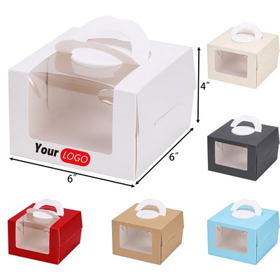 Sturdy White Cake Carry Boxes
