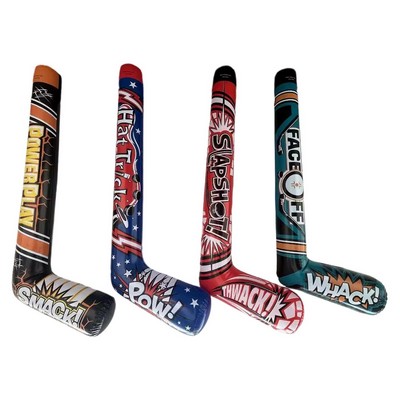 Custom Inflatable PVC Hockey Sticks for Kids