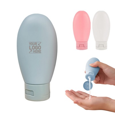 Travel Bottles Set, 2 oz / 60ml Leak Proof Squeeze Toiletry Containers (3-Pack)