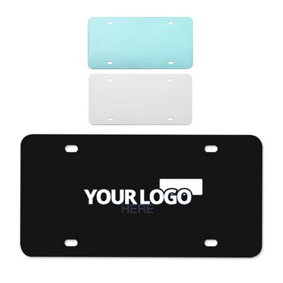 Blank USA License Plate