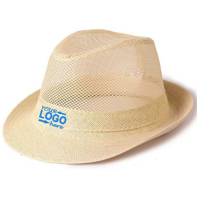 Summer Breathable Straw Hat for Men Outdoor Mesh Sun Hat Casual Dad Hat