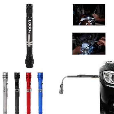 Magnetized Bendable Head Retractable LED Work Light