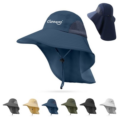 Sun Hat with Neck Flap