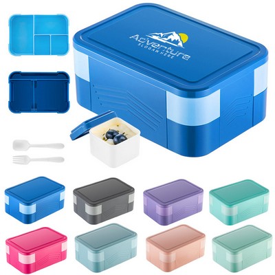 50oz 6-compartment Bento Box Lunch Container