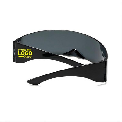 Futuristic Cyberpunk Wrap Around Sunglasses