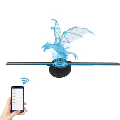 16.1" 3D Holographic Display Fan with 2 Blades,covers,bracket