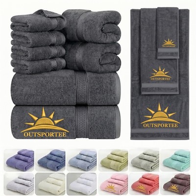 3 Piece Premium Cotton Bath Towel Set