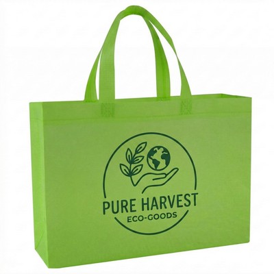 15.25 x 19" Economy Tote Bag With Logo