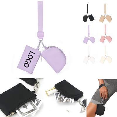 Portable Nylon Waterproof Wristlet Coin Purse