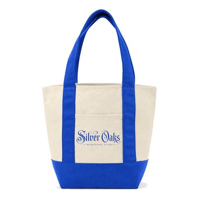 12 oz. Mini TJ Canvas Tote Bag- 13" x 11"x 6"