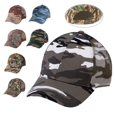 Lowcrown Camo Twill Cap