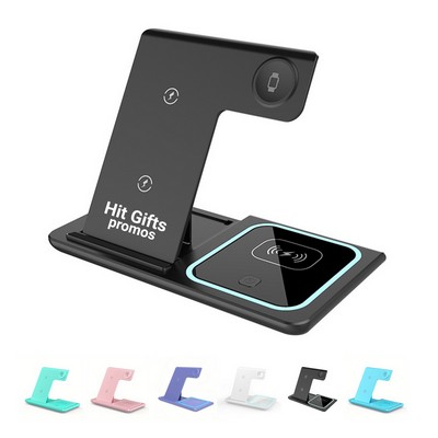 3" Fast Foldable 15w Wireless Charging Station