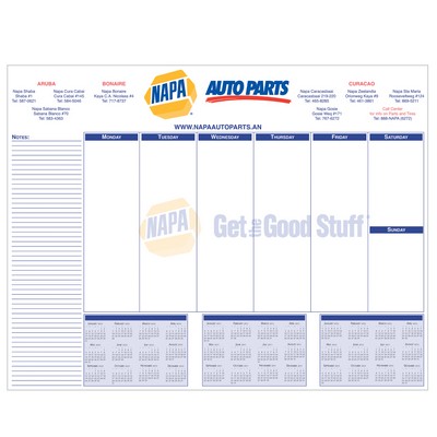 Gummed Custom Doodle Pad w/25 Sheets