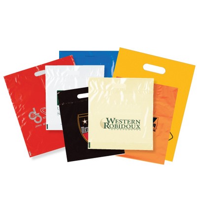 Machine Run 1.75 Mil Patch Handle Bag (12"x15")