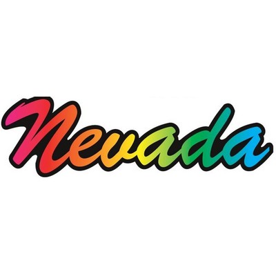 Nevada Magnet w/ Full Magnetic Back (6 Square Inch)