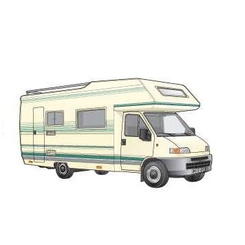 Recreational Vehicle 2 Promotional Magnet w/ Strip Magnet (2 Square Inch)