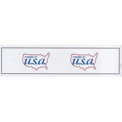 Stock Imprinted Polypro Tape 2" x 110yds (Made In U.S.A.)