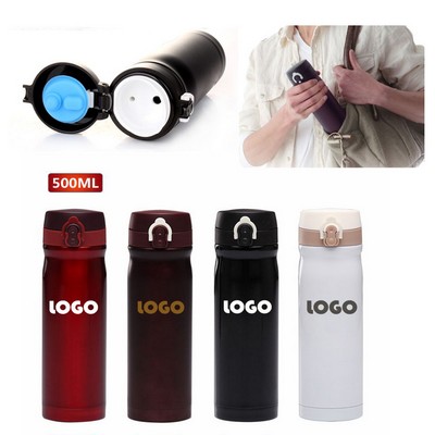 16 Oz. Insulated Stainless Steel Vacuum Travel Mug