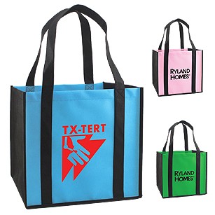 Non-Woven Tote w/Reinforced Bottom Support Insert