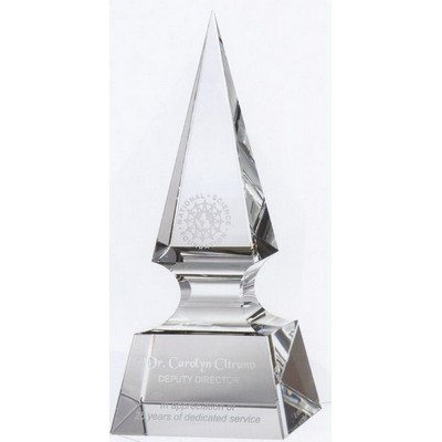Medium Spear Optical Crystal Award