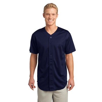Sport-Tek® PosiCharge® Tough Mesh Full-Button Jersey.