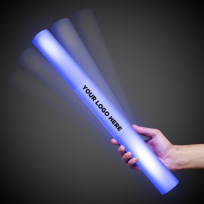 16" Blue LED Foam Lumiton Baton(w/decal)