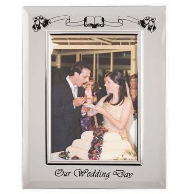 Clear Glass Mirror Frame w/Silver Frame (8½"x11")