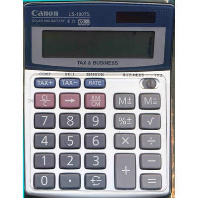 Canon® LS100TS Tax & Margin Portable Calculator