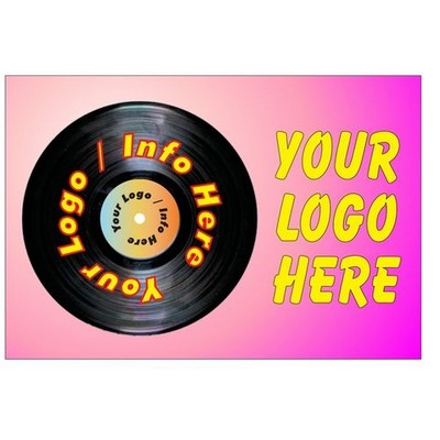 33 RPM LP/Album Rectangle Metal Photo Magnet w/ Full Back Magnet (2"x3")