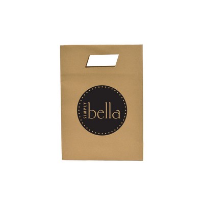 Kraft Die Cut Bag (8.5"x3.5"x12")