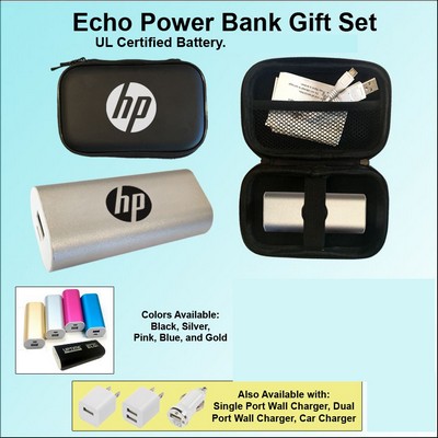 Echo Power Bank in Zipper Wallet- 4400 mAh