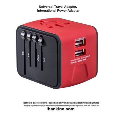 iBank ® World Travel Adapter for 150 countries