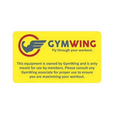 Die Cut Roll Label | Rectangle | 1 3/4" x 3" | White Matte or Yellow Gloss Papers
