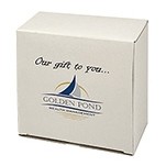 28 Point Newberry White Gloss Gift Box (12"x5 1/2"x6")