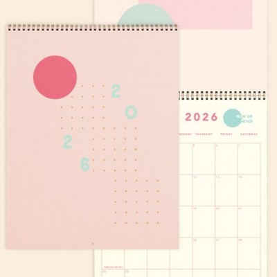Calendar - Jumbo - Vertical - Text Weight With Color Guts