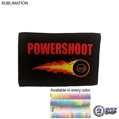 48 Hr Quick Ship - Microfiber Moisture Wicking, Cooling, Sports Suede Towel, Sublimated (12"x18")