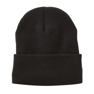 Sportsman™ Sherpa Lined 12" Knit Beanie (Embroidered)