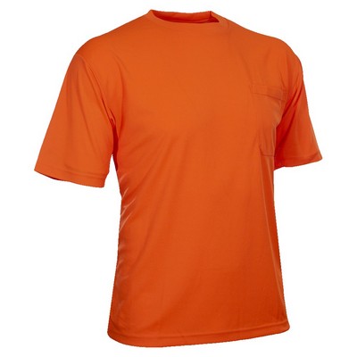 Reflective Apparel™ Hi-Vis Birdseye® Short Sleeve Pocketed T-Shirt