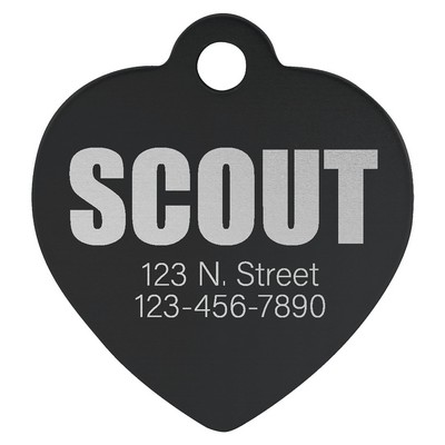 Anodized Aluminum Pet Tag