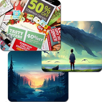 Large Full Color Sublimation Rectangular Mouse Pads