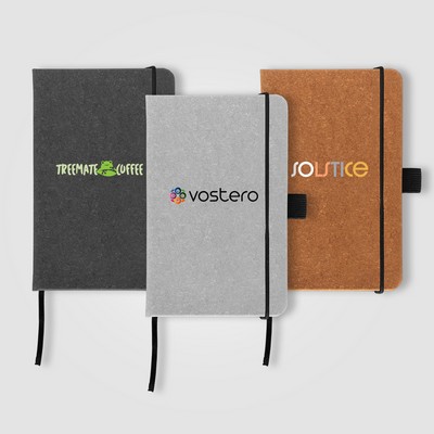 Carson 3.5" x 5.5" Recycled PU Leather Notebook - Full-Color Inkjet