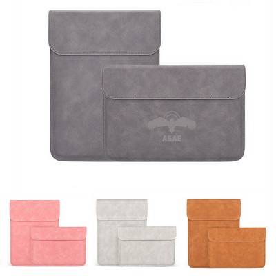 Leather Laptop Sleeve Bag