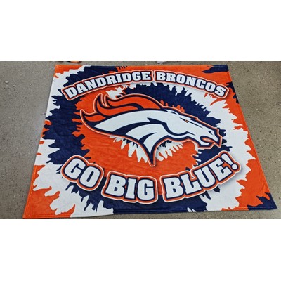 Sublimated Plush Blanket 30"x 40" 270 GSM