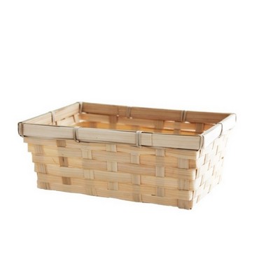 Natural Bamboo Basket Empty 11.5"