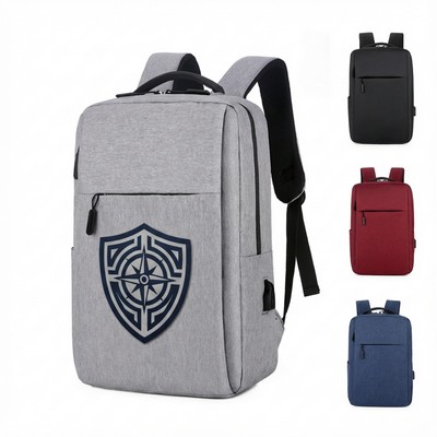 Water-Resistant 600D Polyester 15.6" Laptop Backpack