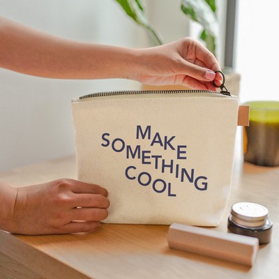 Heavyweight Canvas With Leather Tweedle Dee Pouch